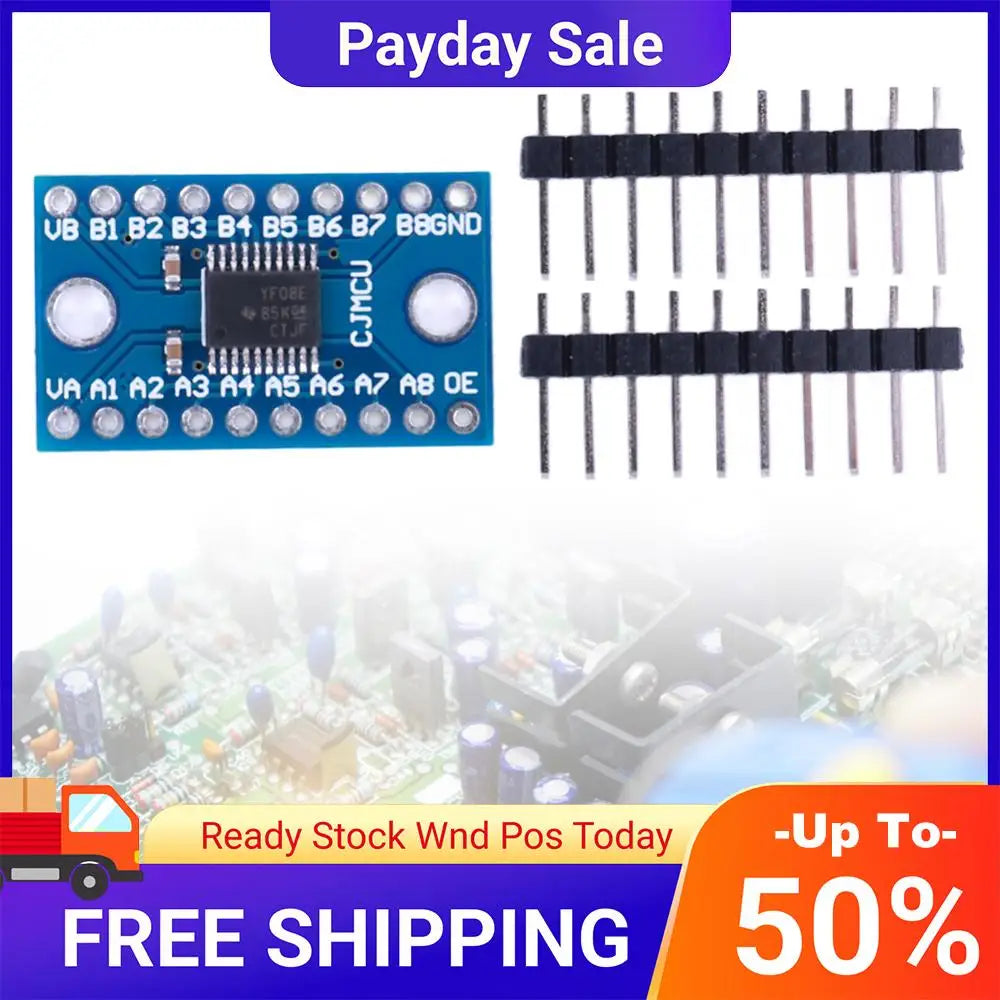 TXS0108E Logic Level Shifter Bi-Directional Module High Speed 8 Channel Logic Level Switching Shifter for Raspberry Pi