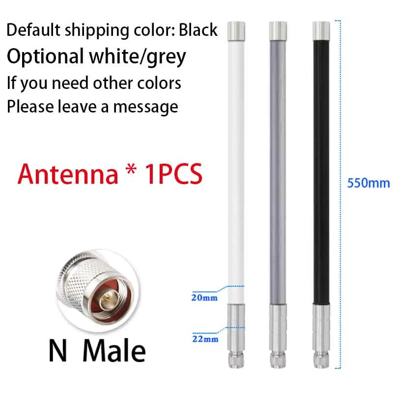 WIFI 2.4G Antenna 5.8G 2.4/5.8G Dual-Band Wireless Network Card Router Outdoor Waterproof Fiberglass Antenna Joint N Male