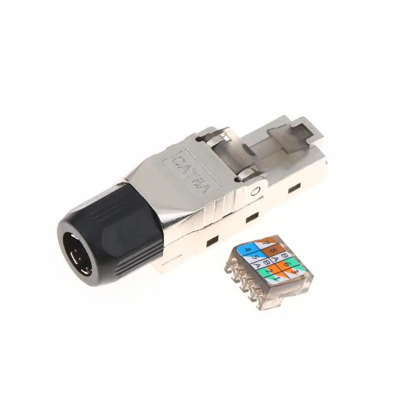 New New 1Pc RJ45 Cat8 Cat7 Cat6A Connector Shielded Toolless Modular Termination Plug 2000MHz 40G LAN Cable For 22AWG-24AWG