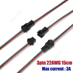 2 3 4 5 6 Pin JST SM LED Connector Cable 3A 5A Male Female Plug Wire Connector For Pixel Light WS2812 Led Strips Driver Battery