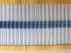100pcs/Lot (1~10M ohm  Available) 1/4W Metal Film Resistor 0.25W 1% 1/10/100/1k/10k/100k/1M/4.7R/47R/470R/4.7K/47K/470K/4.7M