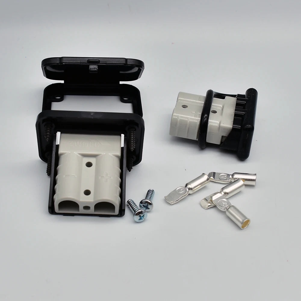 2PCS 50A Battery Quick Connect Disconnect Connector 6 to 12 Gauge Battery Cable Connector Quick Disconnect Battery  2PCS