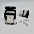 2PCS 50A Battery Quick Connect Disconnect Connector 6 to 12 Gauge Battery Cable Connector Quick Disconnect Battery  2PCS