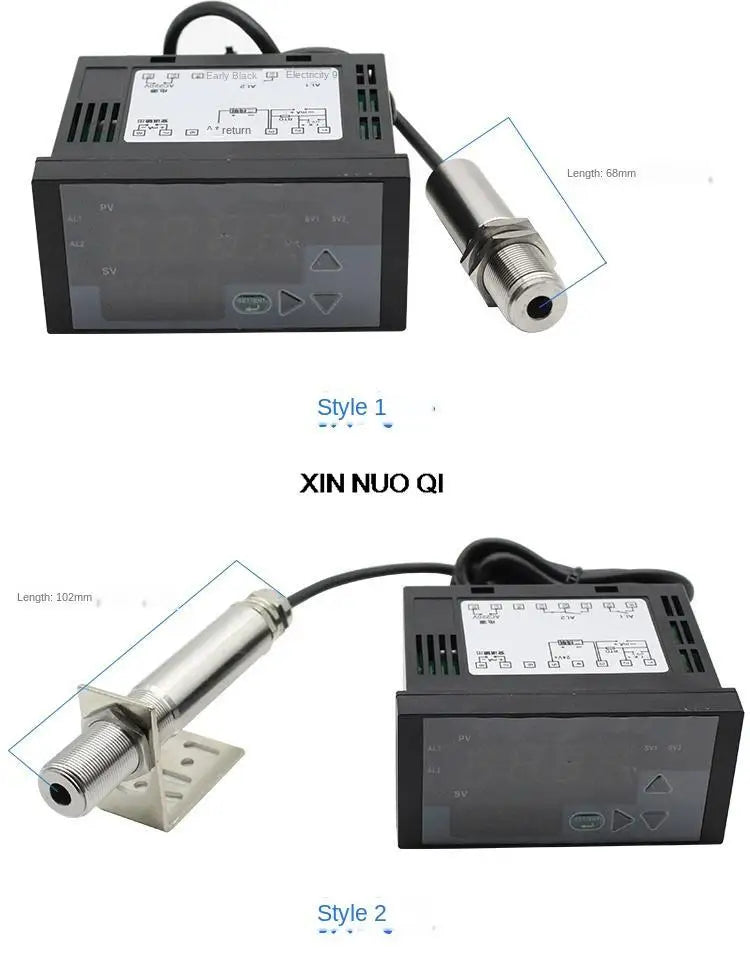 Industrial Non-contact Online Infrared Thermodetector Probe High Temperature Infrared Temperature Sensor Transmitter 4-20ma