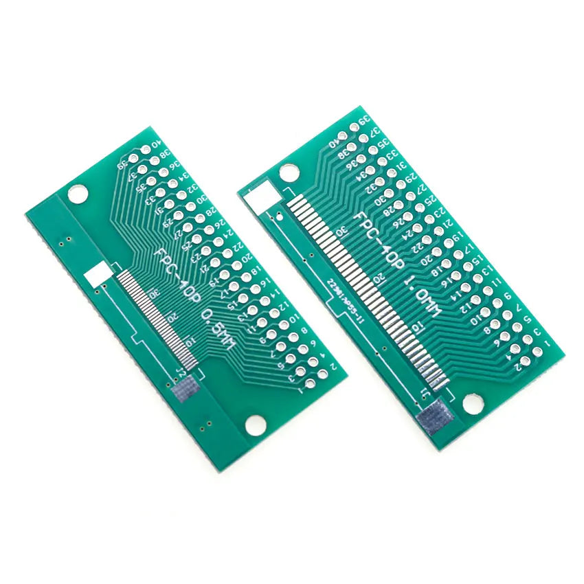 1pcs FPC FFC PCB Board Connector 0.5mm 1mm Pitch Double Side Adapter Socket Plate DIY KIT 6/8/10/12/20/40/50/60Pin To DIP 2.54mm