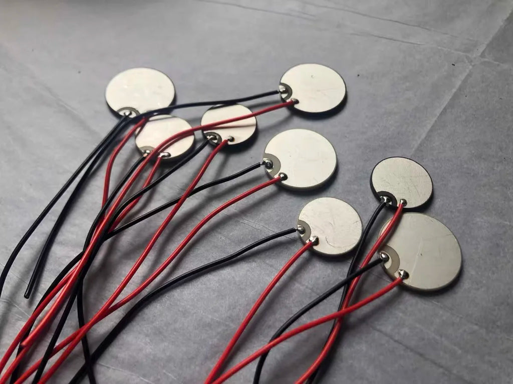 3pcs PZT5 Piezoelectric ceramic sheet Ultrasonic sensor transducer Microphone sound pick-up Flow meter customization PZT wafer