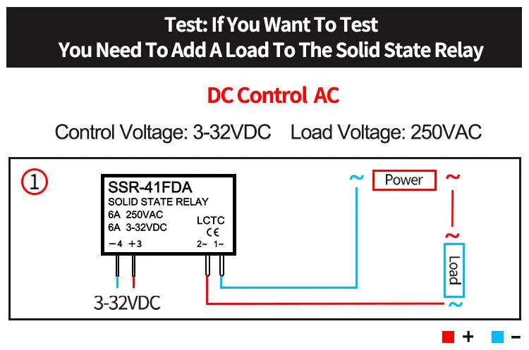 SSR Solid State Relays DC to DC Slim Relay Module 3-32VDC 6A Mini Relay Non-contact DIN Rail Relay SSR-41FDD