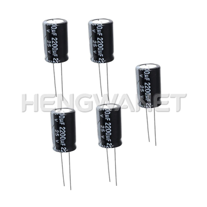 10pcs 2200uF 25V 2200MFD 25Volt Aluminum Electrolytic Capacitor Radial 2200mf25v 2200uf25v 25v2200mf 25v2200uf