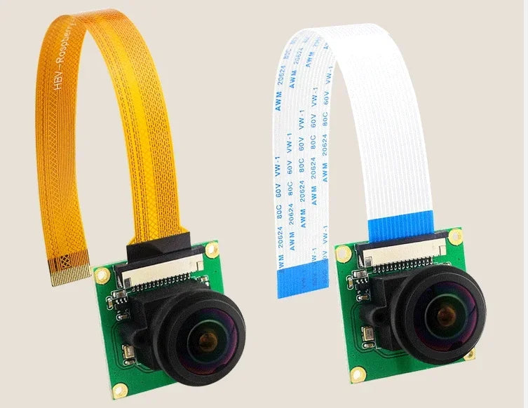 Raspberry Pi 4B/3B+ 175 Degree Wide-Angle Camera -5MP OV5647 Sensor with Adjustable Focus & 1080P HD