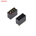 10PCS 2/3/4/5/6/7/8/10/12/16/20/40 Pin Single Row Straight Pin Female Header 2.54MM Pitch Connector Socket 2P/3P/4P/16P/20P/40P