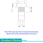 2PCS PBS-11A PBS-11B 12mm self-locking Plastic Push Button Switch Latching Switchs 3A 250V AC 2PIN