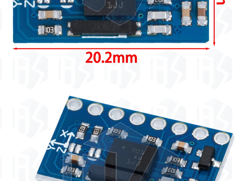 GY-BNO055 9DOF 9-axis BNO055 Absolute Orientation Breakout Board Sensor Module Angle Gyroscope Module IIC Serial for