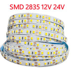 2835 LED Strip 120LEDs/m DC12V 24V Home Lamp Strip Decor Red Ice Blue Green Yellow Pink 2835 Flexible And Cuttable Soft Lamp Bar
