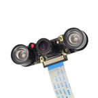 Raspberry Pi Night Vision Camera with 2 Infrared Light 5MP OV5647 Webcam 75 175 IR-CUT Camera for Raspberry Pi 4B 3B+ 3B Zero