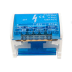 1PC Din Rail Terminal Block WKH207 Power Distribution Box Modular Connection Block.