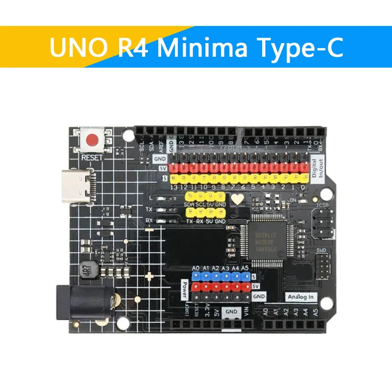 UNO R4 Minima / WIFI Type-C USB ESP32-S3 WIFI Edition Development Board For Arduino Programming Learning Controller
