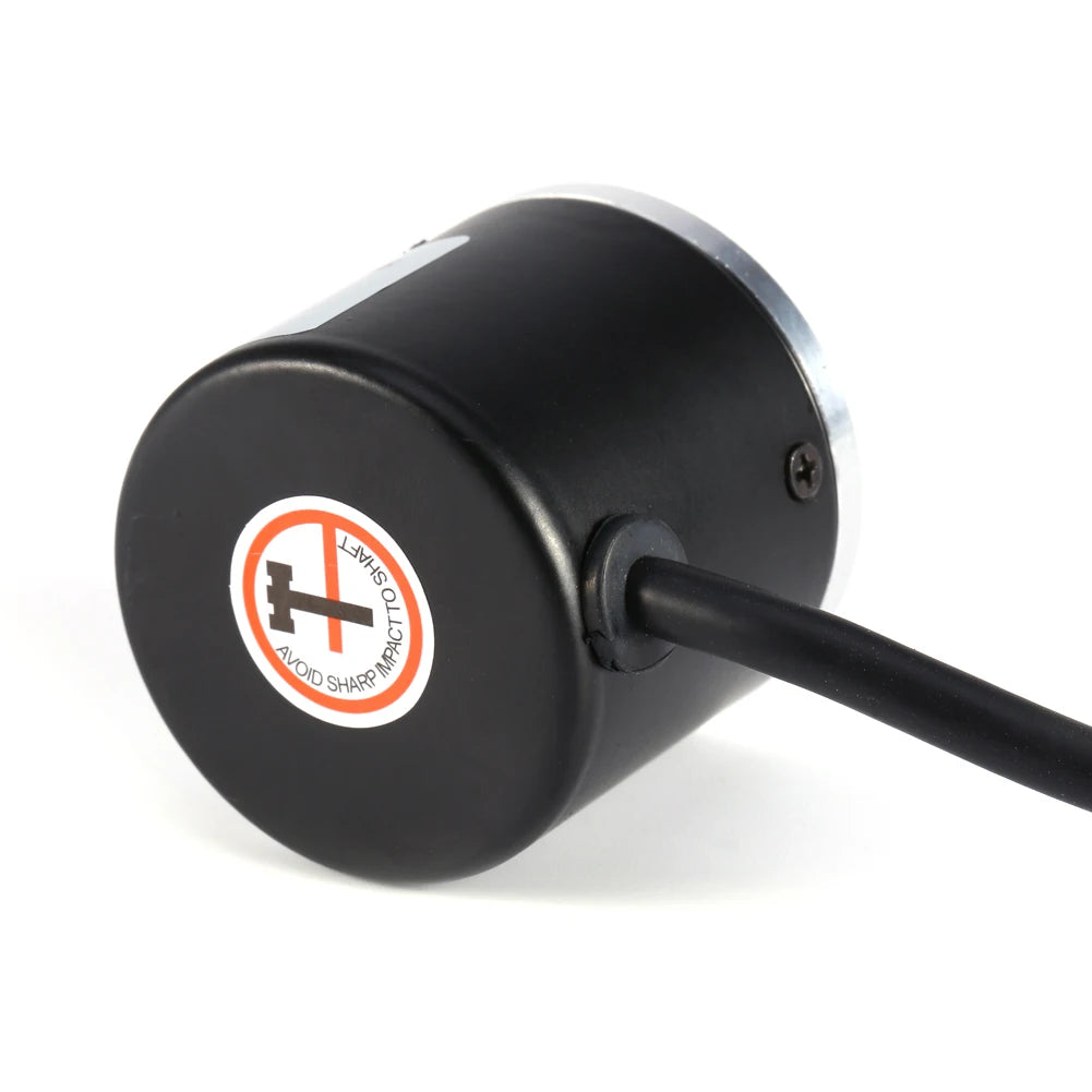 Encoder 600P/R Magnetoelectric Incremental Rotation Encoder 5V‑24V  2‑Phases Shaft 6mm Magnetoelectric Rotation Encoder