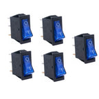 4/5pcs Rocker Switch Lighted KCD3 Rocker Switch On Off 3 Pin 2 Position Boat Rocker Switches 125V 250V AC SPST