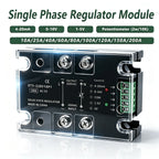 Voltage Regulator Relay Voltage Stabilizer Module Power Barrier Controller Enhanced Single Phase AC 10A-200A DTY