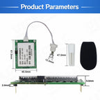Decibel Meter Noise Sensor Module Tester Transmitter Output TTL RS485 0-3V 30-120dBA 20-12.5kHz High Precision