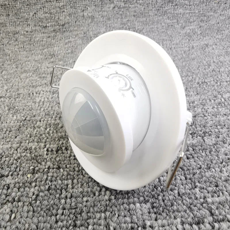 110V-220V Embedded Infrared Human Body Sensor Switch Angle-Adjustable Delay Ceiling Light Motion Sensor