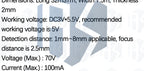 10~100PCS TCRT5000L TCRT5000 Reflective Infrared Optical Sensor Photoelectric Switches Related items Girls Colourful Disposab
