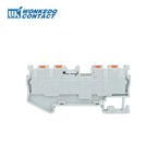 10Pcs PT2.5-QU Push-In Spring 4-Conductor Strip Plug PT 2.5 QUATTRO Wire Electrical Connector Din Rail Terminal Block PT 2.5-QU