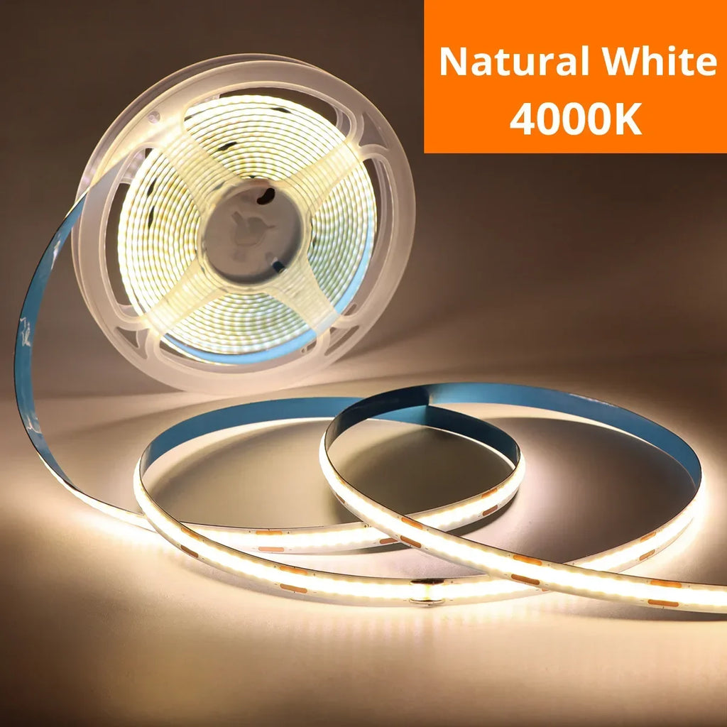 Touch Switch COB LED Strip Light 5V USB High Density RA90 Dimmable Flexible Tape TV Backlight Mirror Room Linear Lightings Decor