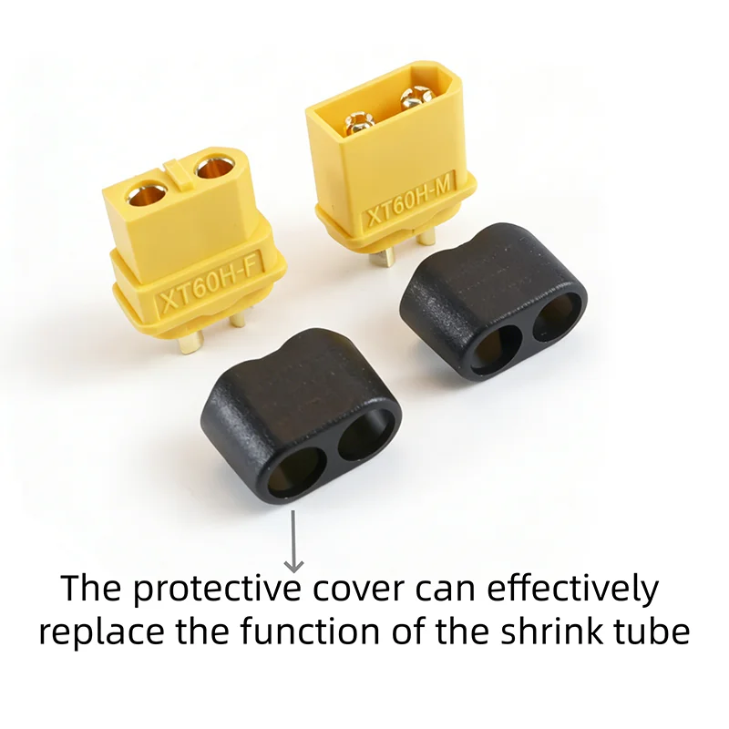 XT60H Connector Plug with Sheath Housing Female Male XT60 Bullet Adapters Connectors for RC Lipo Battery Car Drone Airplane