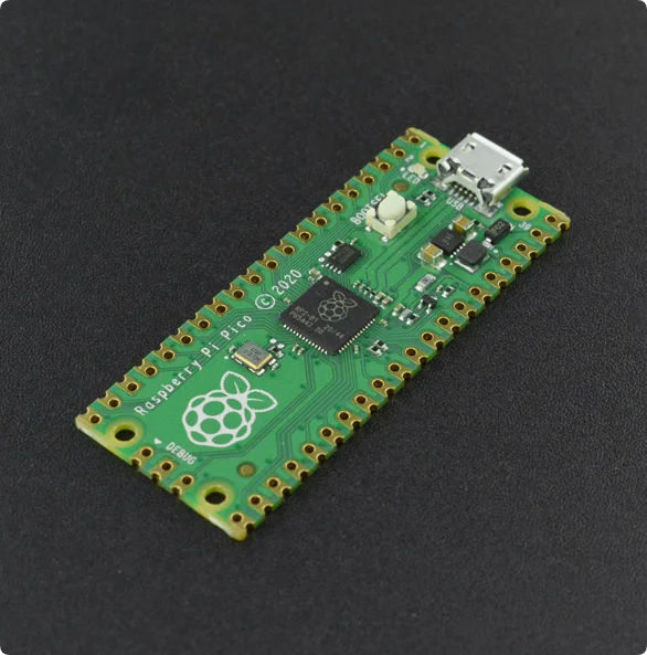 Raspberry Pi Pico | RP2040 Microcontroller | Dual-Core ARM Cortex-M0+ | 2MB Flash | 26x GPIO | MicroPython & C Support