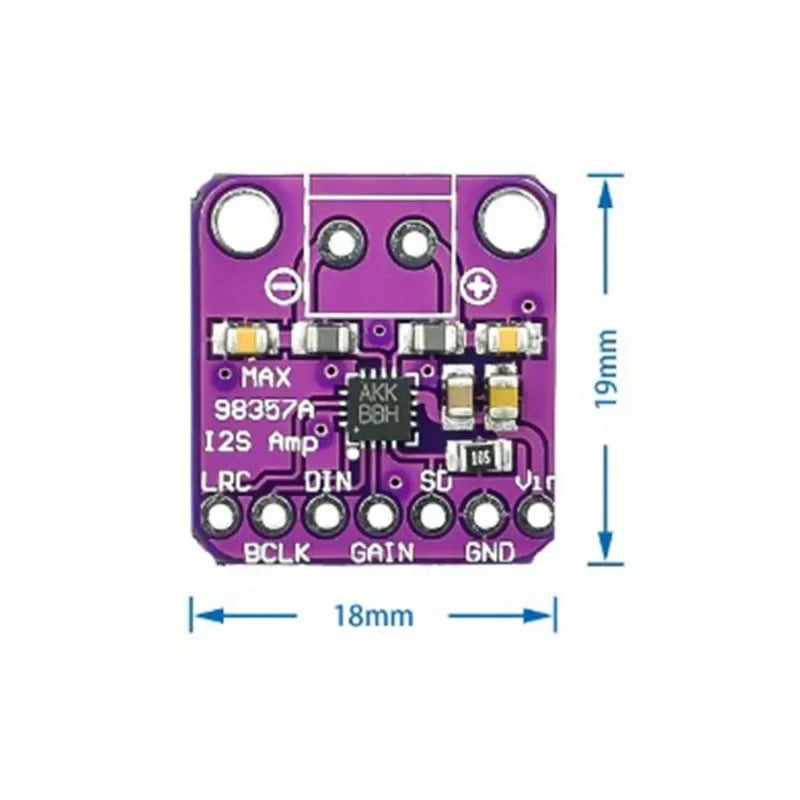 MAX98357 MAX4466 MAX9814 Electret Microphone Amplifier Stable MAX9814 Audio Amplifier Module Support ESP32 Raspberry Pi
