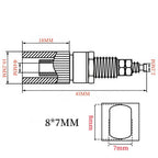 5/10PCS 4mm Banana Socket M3*45 Binding Post Nut Banana Plug Jack Electrical Connector Terminal DIY Parts