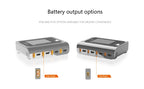 ToolkitRC Q4AC 4x50W 5A AC 100W 4 Port DC Smart Discharger Charger XT60/XT30 Optional for 1-4S Lipo Battery