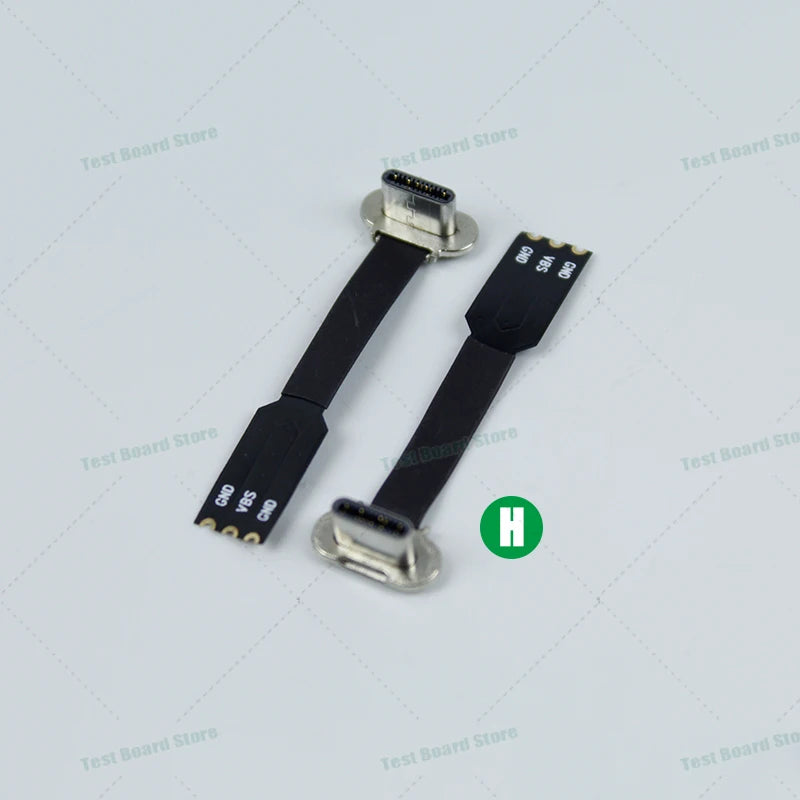 1 Piece Type-C Light Connector FPC R1/EK 3P/2P Soft Flat Cable Male Fast Charging Wire Extension for iOS