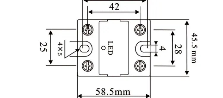 LCTC Solid State Relay DC TO AC AC To AC DC To DC Single Phase SSR 10A 25A 40A 60A 80A 100A 120A 200A 240A Zero-crossing Relay