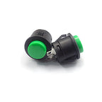 6PCS R13-507 Self Resetting Power Button Card Buckle Switch 16mm round Multiple Panel Mounting without Lock for Electronics