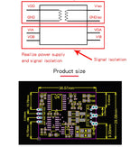 1-10Pcs RS485 RS232 MAX485 TTL CAN to Serial Port Conversion Module Level Convertor Board 232 Turn UART 3.3V 5V MAX485CSA RS-485