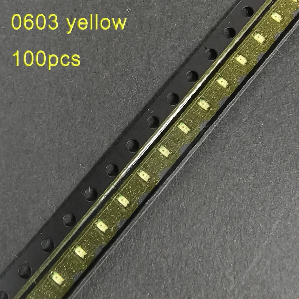100pcs SMD LED 0603& 0805 5-color White Yellow Red Blue Green Digital Products LED Display Screens Electronic Diy Accessories