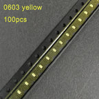 100pcs SMD LED 0603& 0805 5-color White Yellow Red Blue Green Digital Products LED Display Screens Electronic Diy Accessories