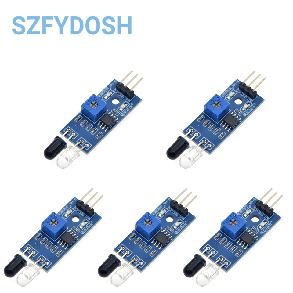 1-100pcs IR Infrared Obstacle Avoidance Sensor Module for Arduino Diy Smart Car Robot Reflective Photoelectric 3PIN