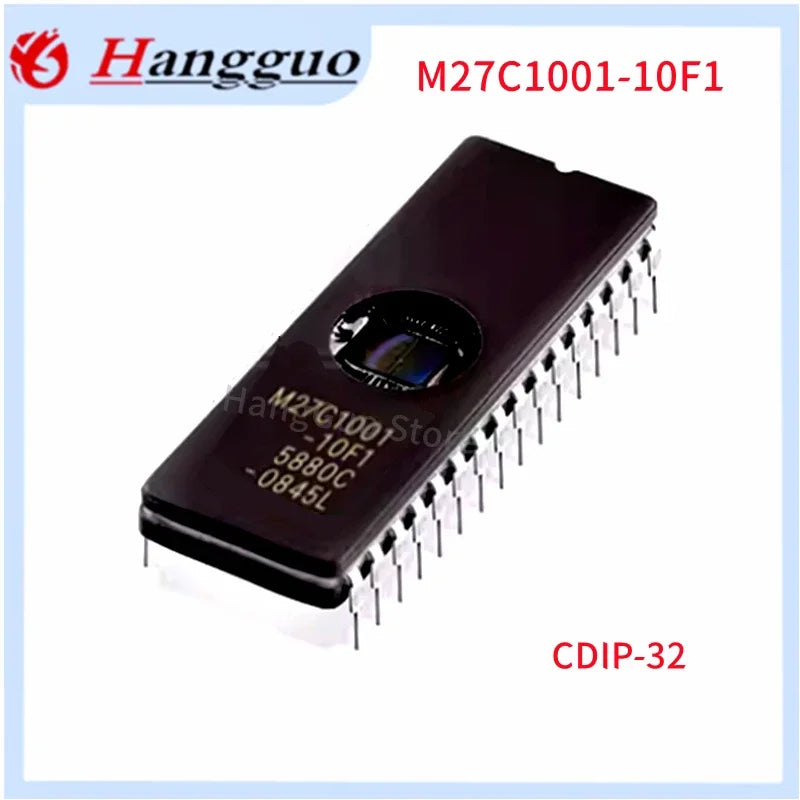 10pcs/Lot Original M27C1001-10F1 M27C1001-10F1L M27C1001 27C1001 CDIP-32 memory IC chip