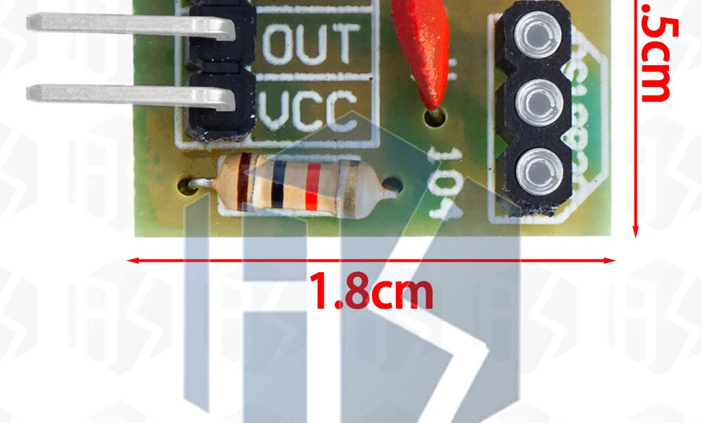 KY-008 650nm Laser Transmitter Module with Laser Sensor Module Non-Modulator Tube Laser Receiver Module Kit