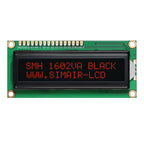 16x2 Character LCD Module Display Screen 162 LCM RED Green White Yellow VA Black Background 5V 3.3V for DIY Projects