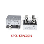 5PCS Diode Bridge Rectifier KBPC5010 KBPC1010 KBPC1510 KBPC2510 KBPC3510 Rectifiers 10A 15A 25A 35A 50A