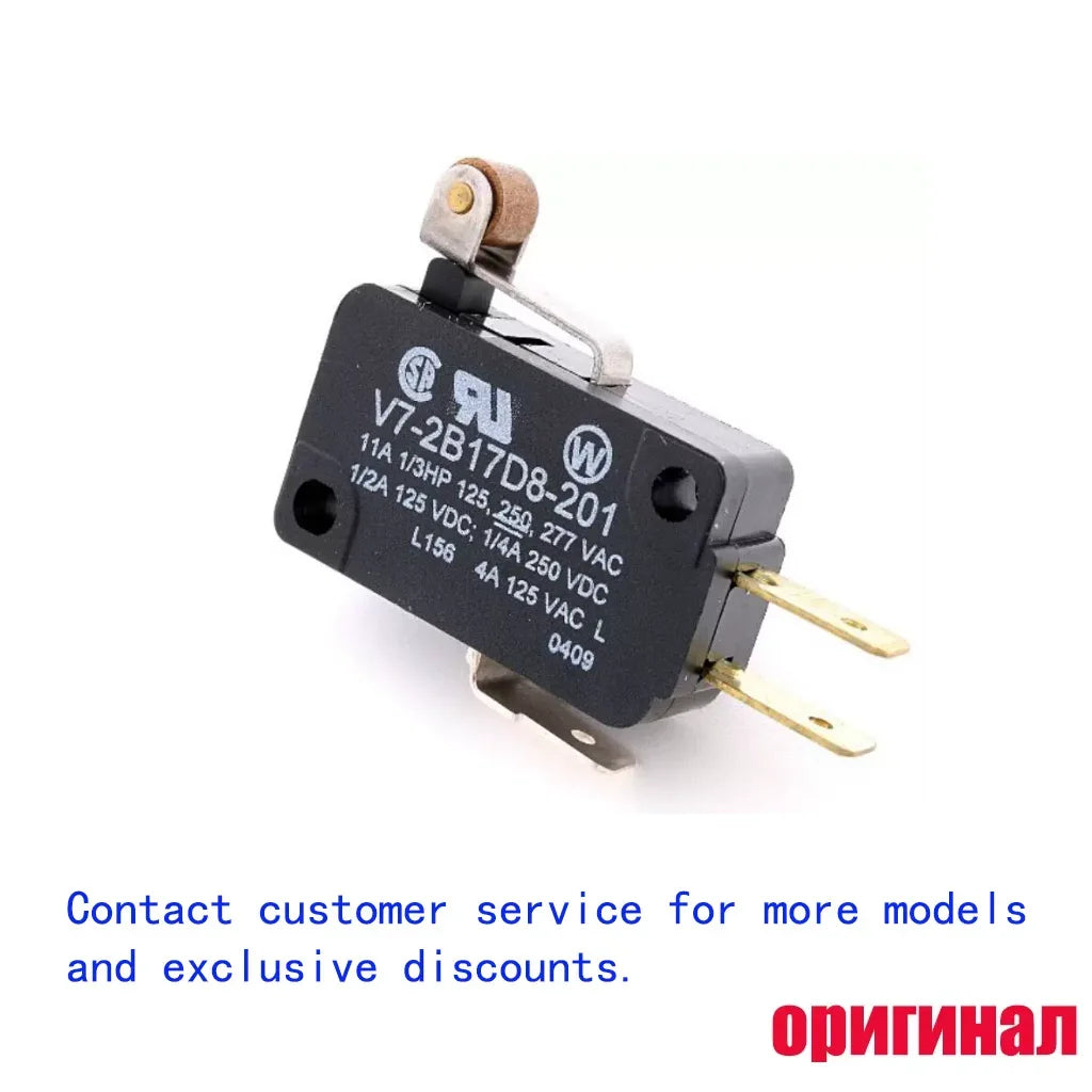 Honeywell V7‑2B17D8‑201‑022 SPDT Micro Switch 11A 277VAC Roller Lever Limit Switch
