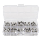 100 Pcs 125V Christmas Light Fuses Kit 5x20mm Max Glass Fuses - 10 Values Set including 0.5A 1A 2.5A 3A 5A 7A 8A 10A 15A 20A