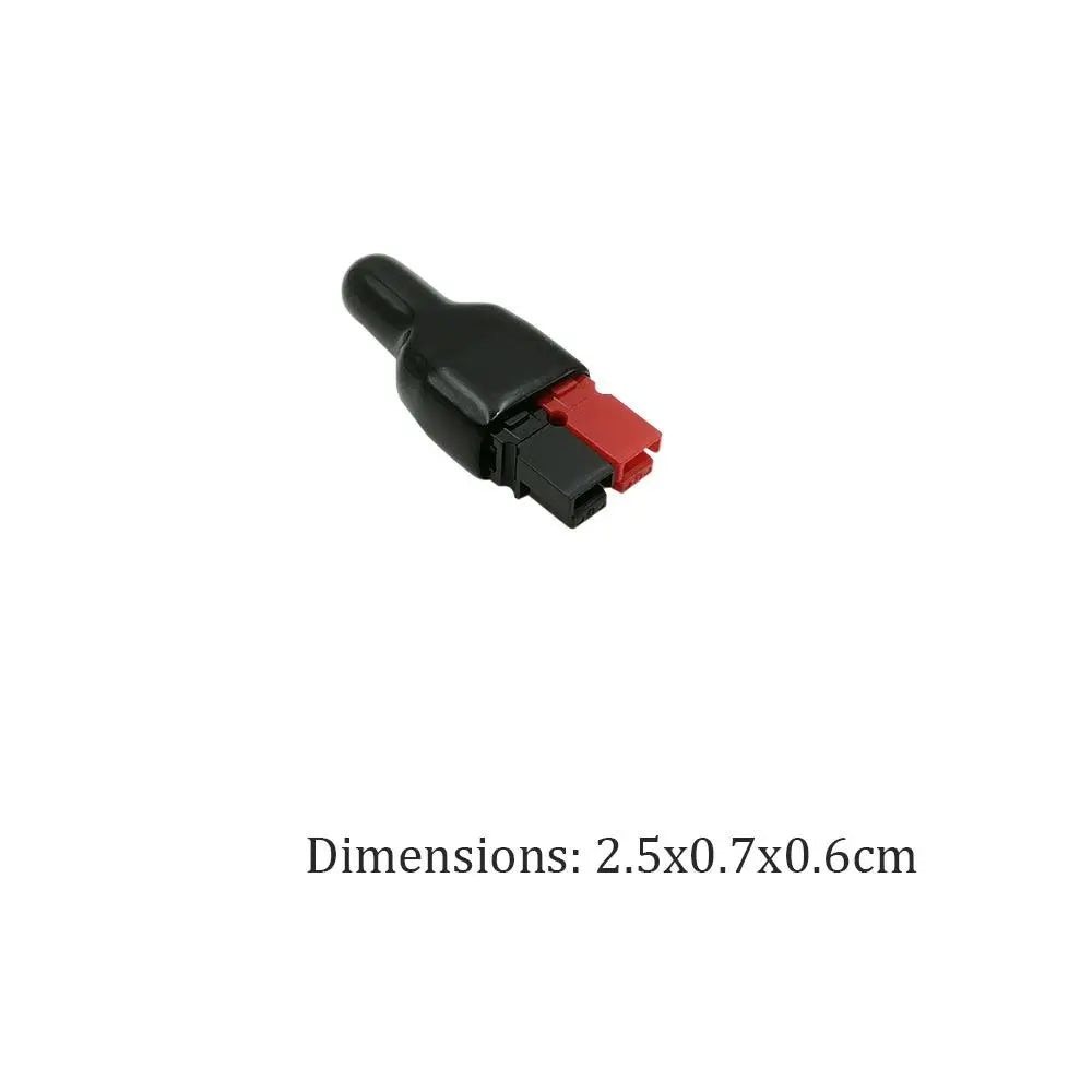 For Anderson Styles Connector 30AMP Plug Rubber 600V High Current Connector For Electric Equipments Black UPS Power Plug