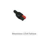 For Anderson Styles Connector 30AMP Plug Rubber 600V High Current Connector For Electric Equipments Black UPS Power Plug
