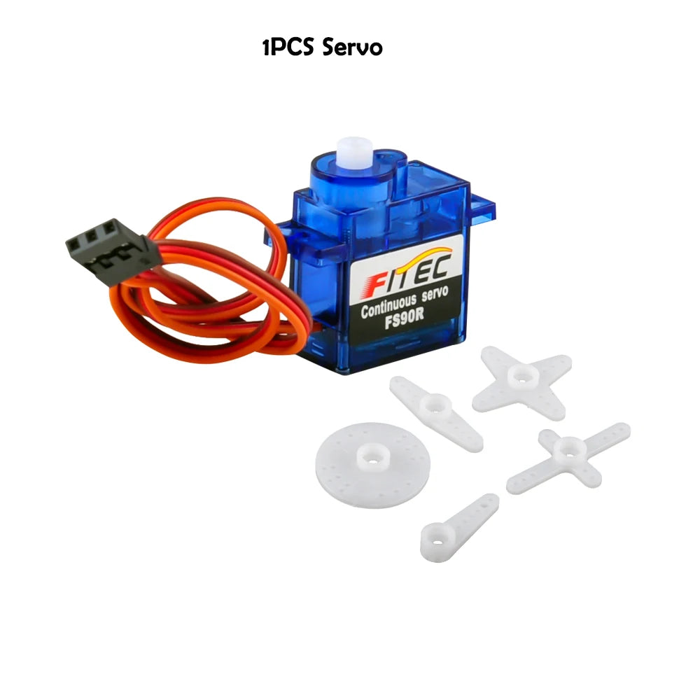 Feetech FS90R Micro Servo 360 Degree Continuous Rotation 4.8-6V 1.5KG RC Servo Motor 9g for Arduino Robotic Helicopter Airplane