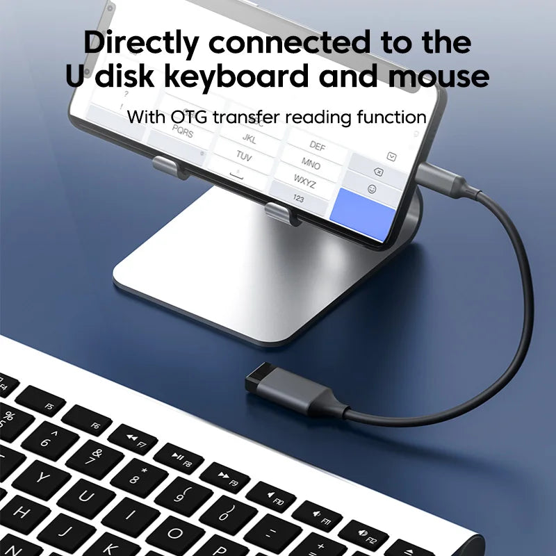 Elough Type C to USB 3.0 OTG Adapter Cable For PC Laptop Xiaomi Android Phone Flash Drive OTG Data Cable USB Type C Adapator